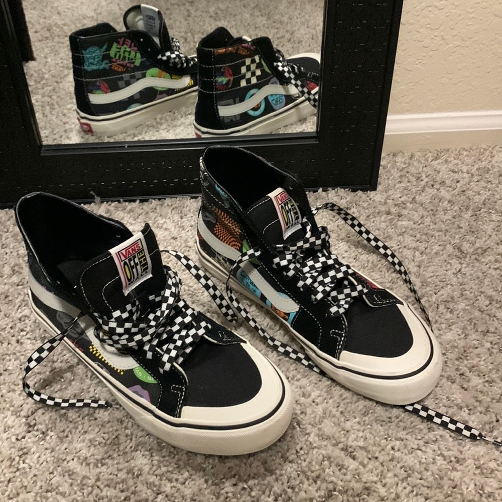 Vans Mens Sk8-Hi 138 Decon V66 Logo Canvas Classic Skate Shoes